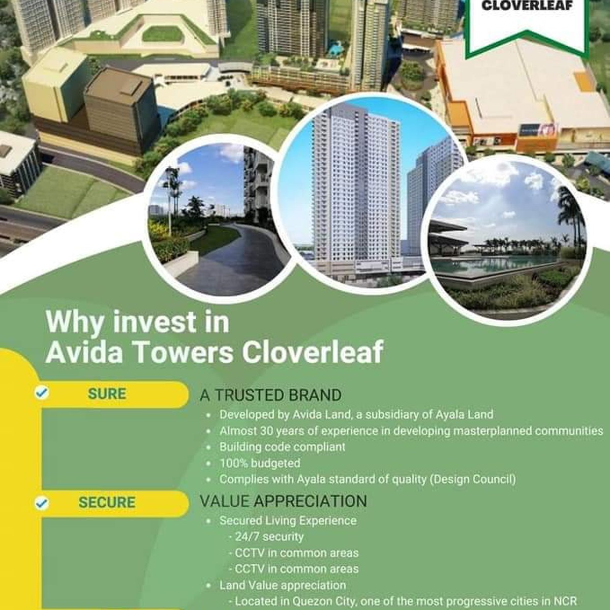Avida Towers Cloverleaf Condo unit FOR SALE in Quezon city A. Boni Ave