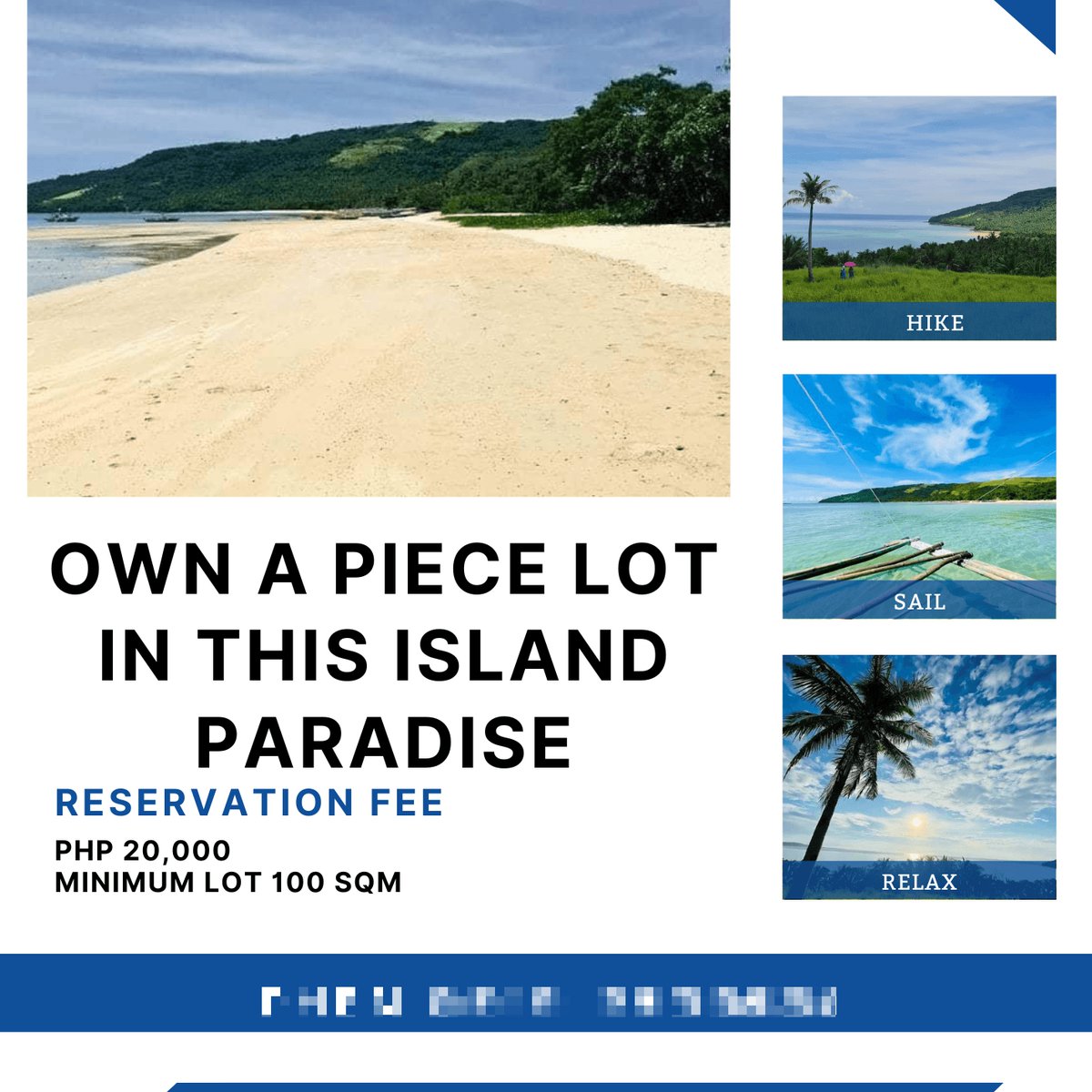 100 sqm Beach Lot For Sale in Siruma Camarines Sur (White Sands) [Lot 🚜