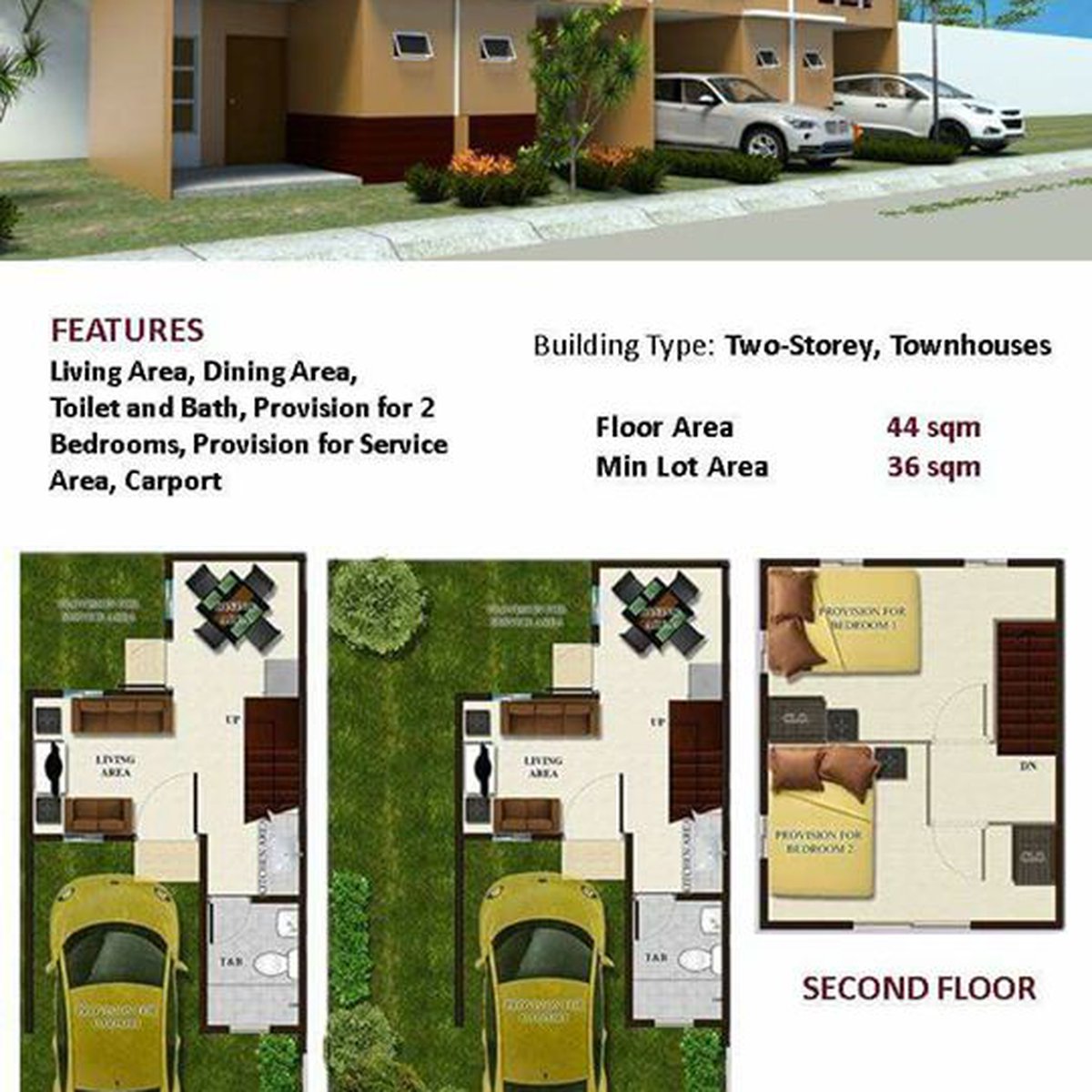 2bedroom Townhouse For Sale in San Jose del Monte Bulacan [House and