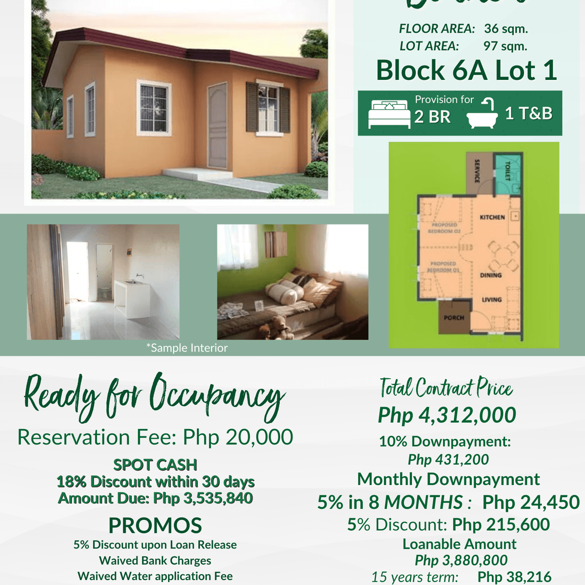 2bedroom Single Detached House For Sale in Naga Camarines Sur [House