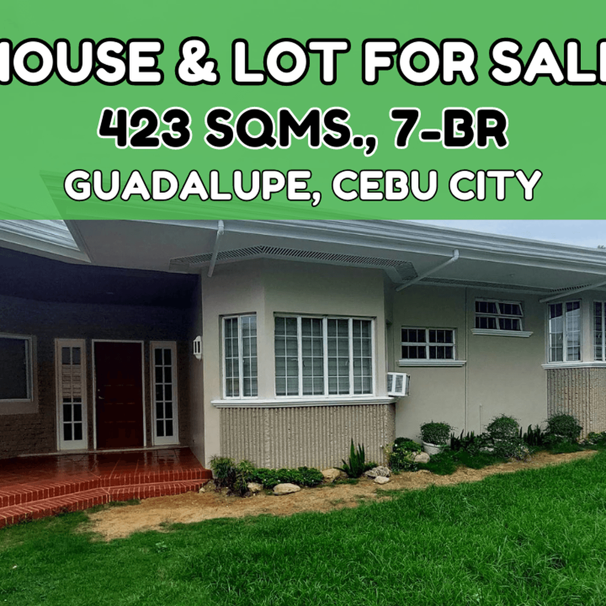 7Bedroom Single Detached House & Lot For Sale in Guadalupe Cebu City