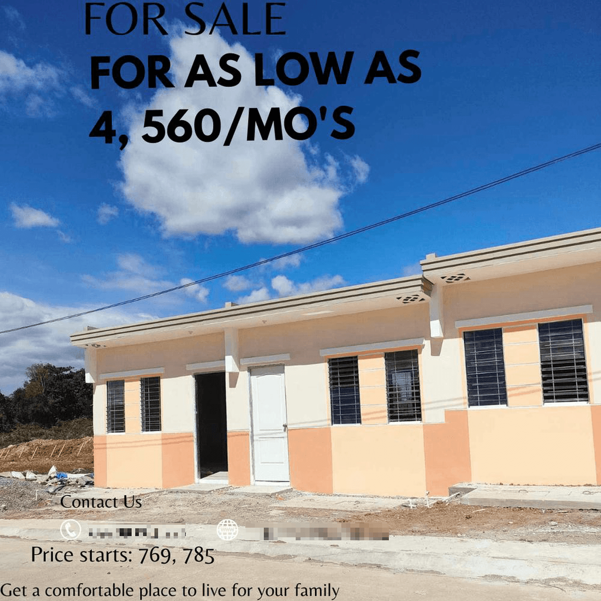 Studiolike Rowhouse For Sale in Naic Cavite [House and Lot 🏘️] (July 2024) in Naic, Cavite for sale
