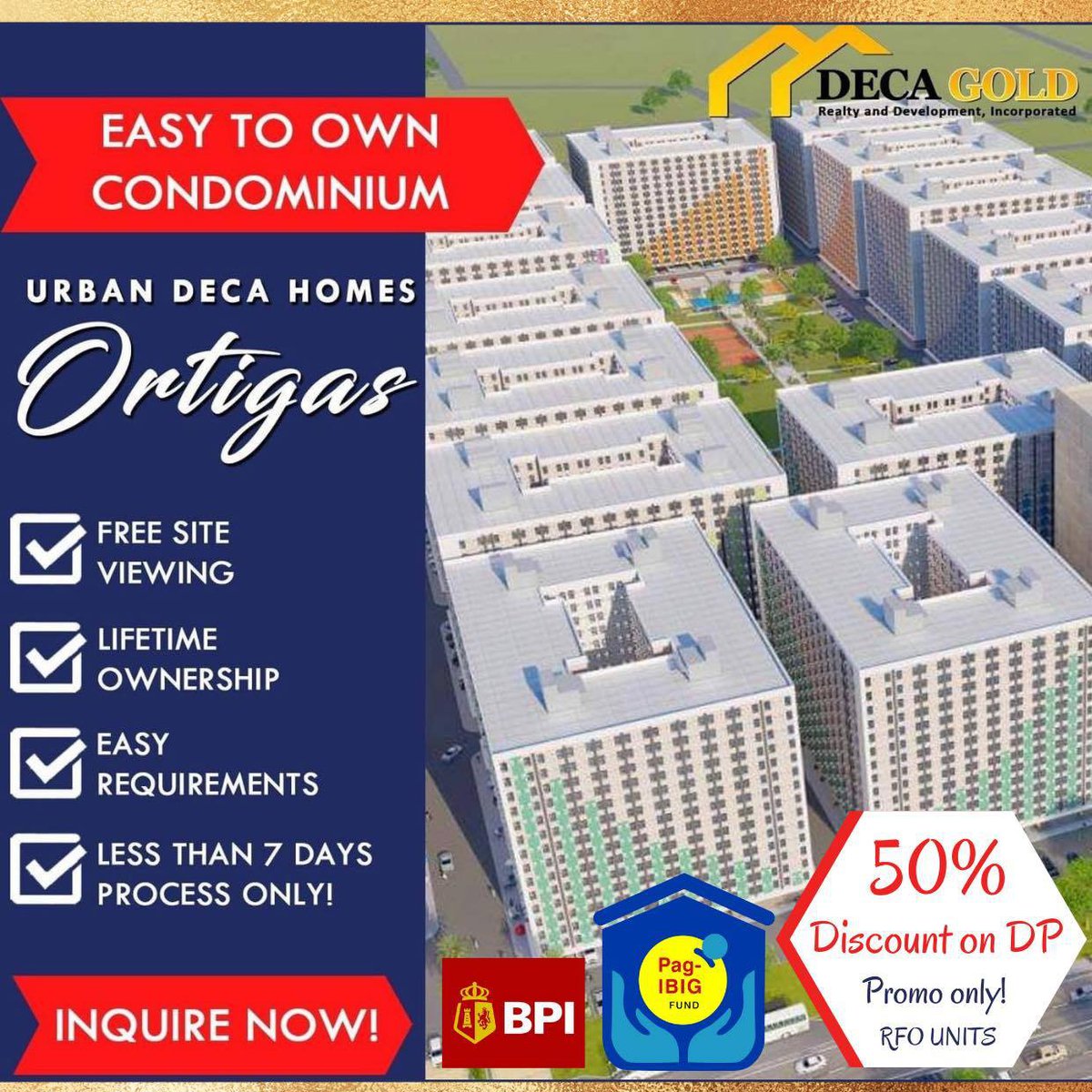 RENT TO OWN CONDO IN ORTIGAS PRESELLING 10K RESERVATION 6,300 MONTHLY