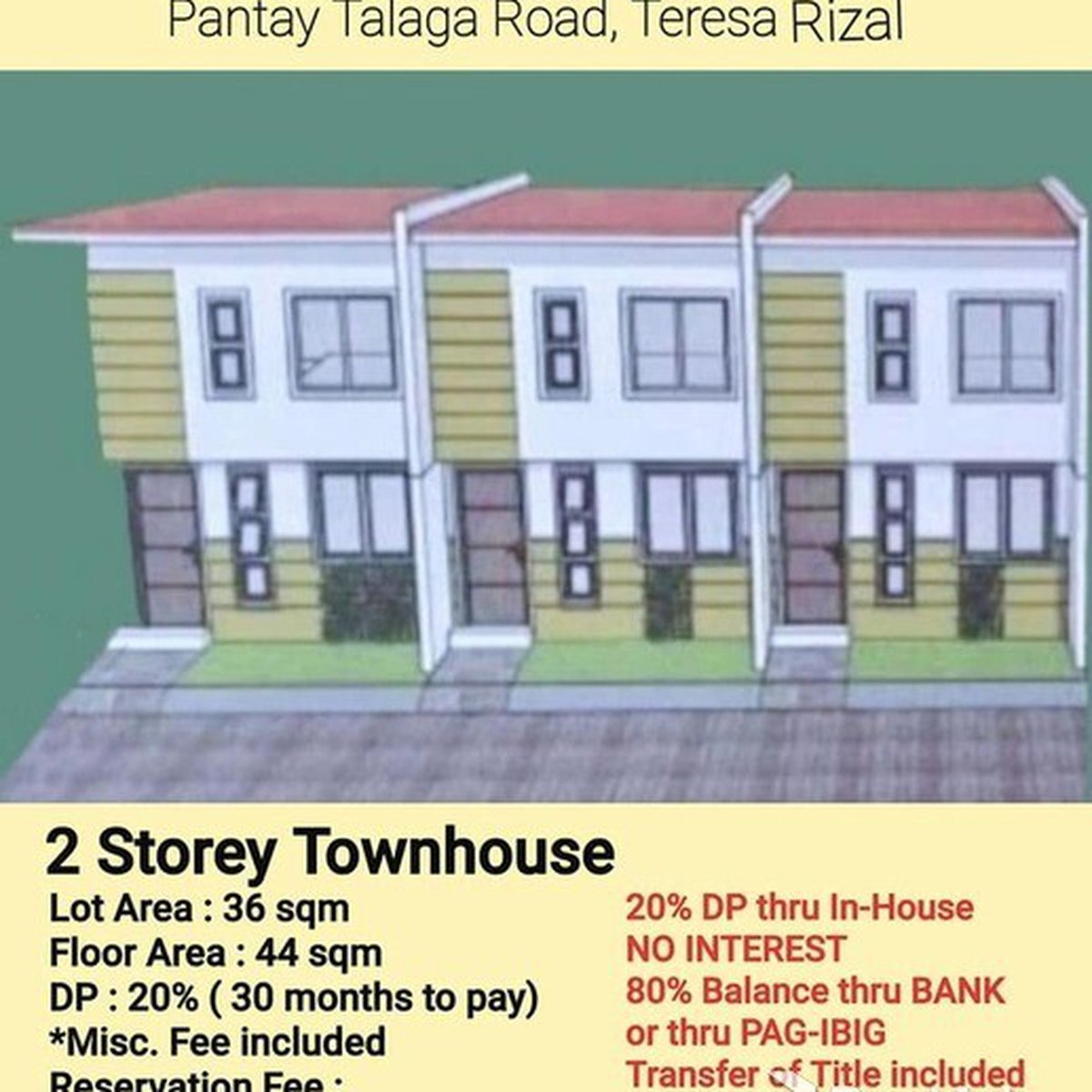 TOWNHOUSE 2 STOREY or ROWHOUSE, BARE TYPE [House and Lot 🏘️] (October