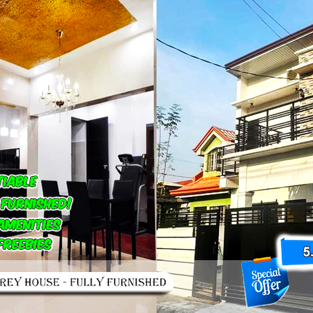 TWO STOREY SINGLE DETACHED HOUSE AND LOT FOR SALE IN BINANGONAN RIZAL