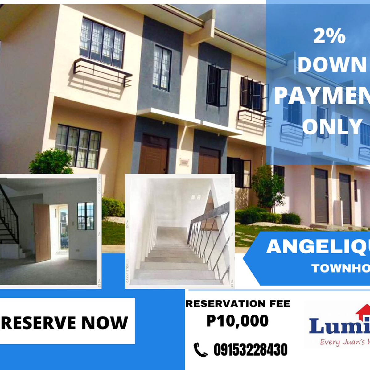 2bedroom Townhouse For Sale in Iloilo City Iloilo [House and Lot 🏘️