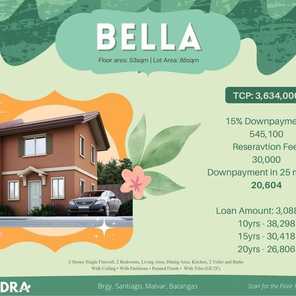 A very AccessibleHouse and Lot Lessandra Malvar near Outlets [House and