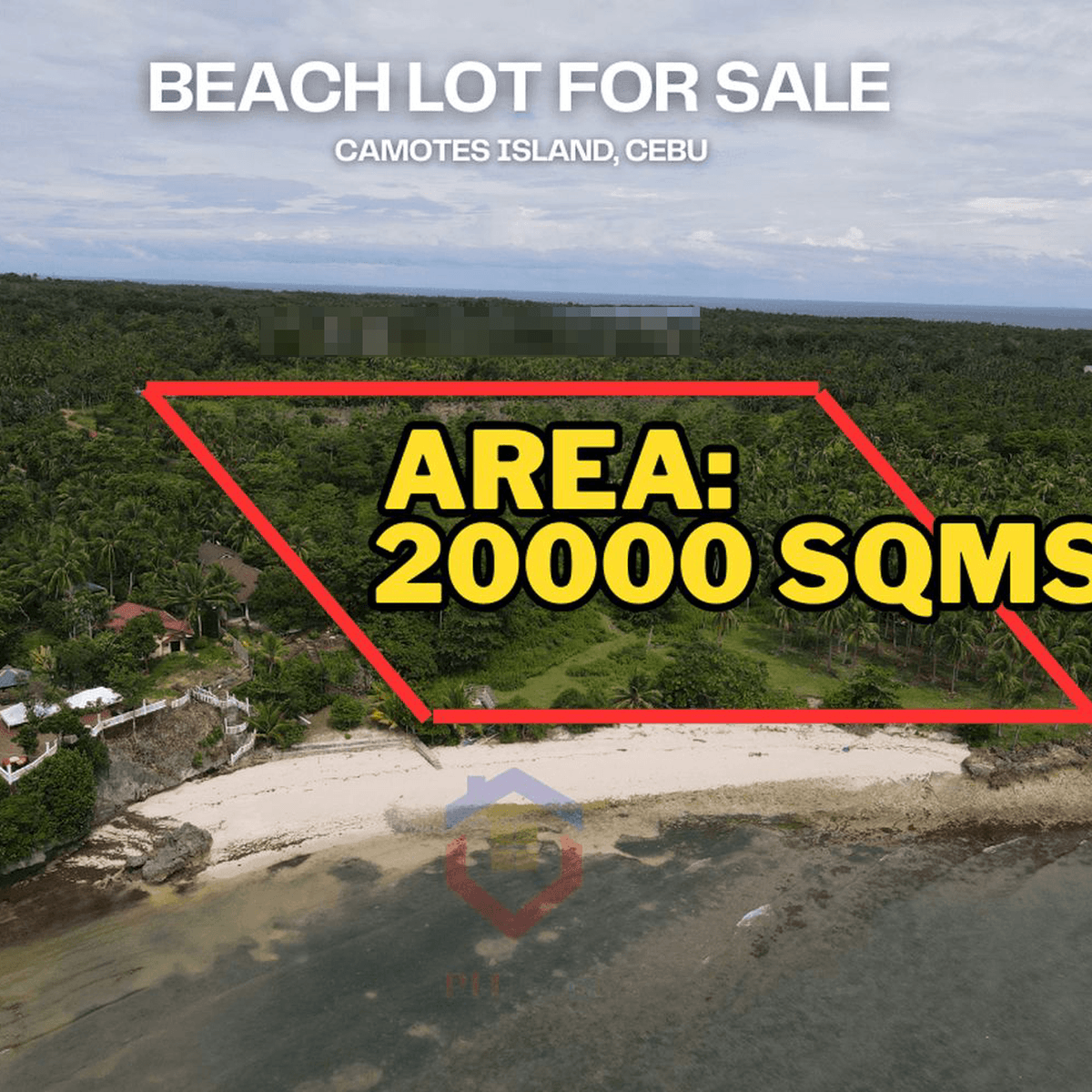 Beach Lot Available For Sale in Camotes Island, Cebu. White Sand Beach