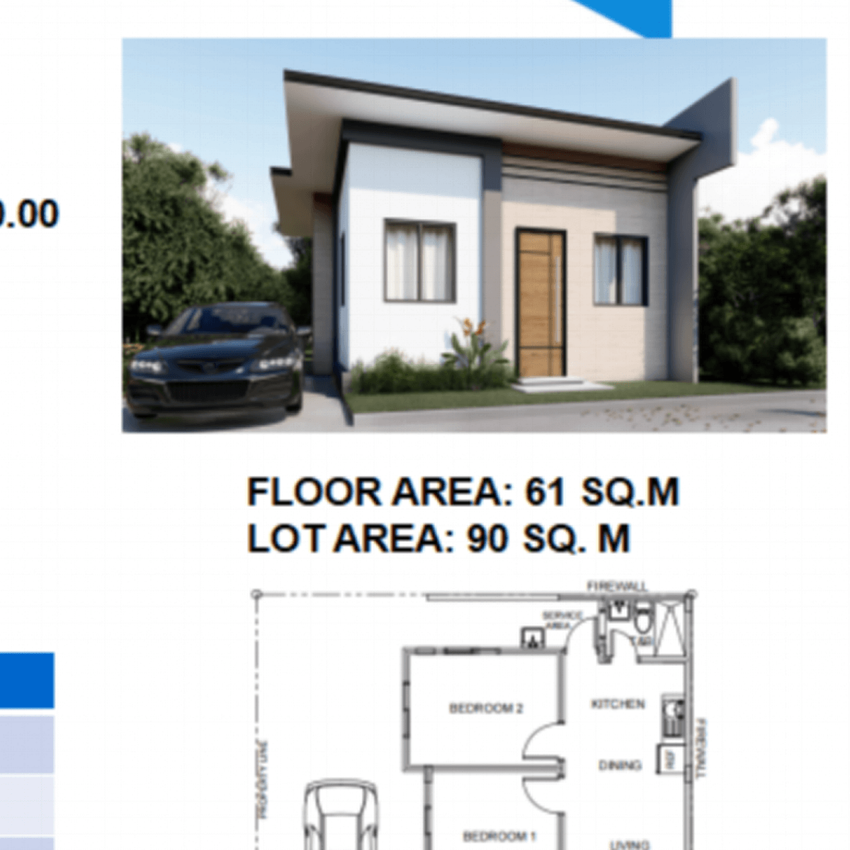 Pre selling 2 bedroom bungalow house and lot Bacolod City [House and
