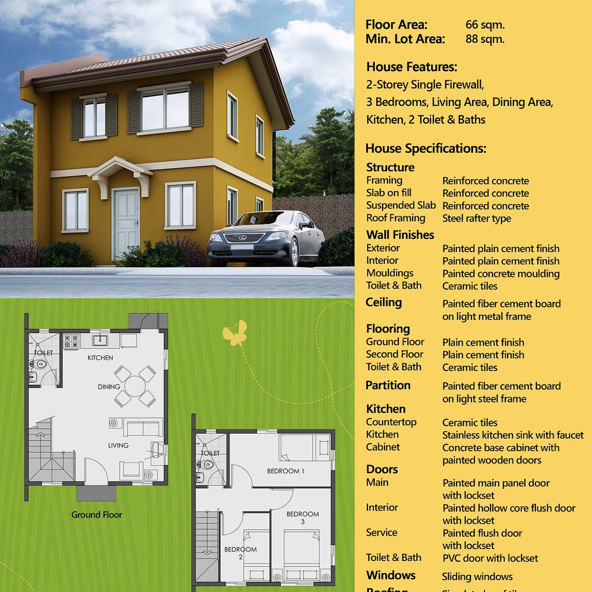 A Non- Ready For Occupancy House and Lot for Sale