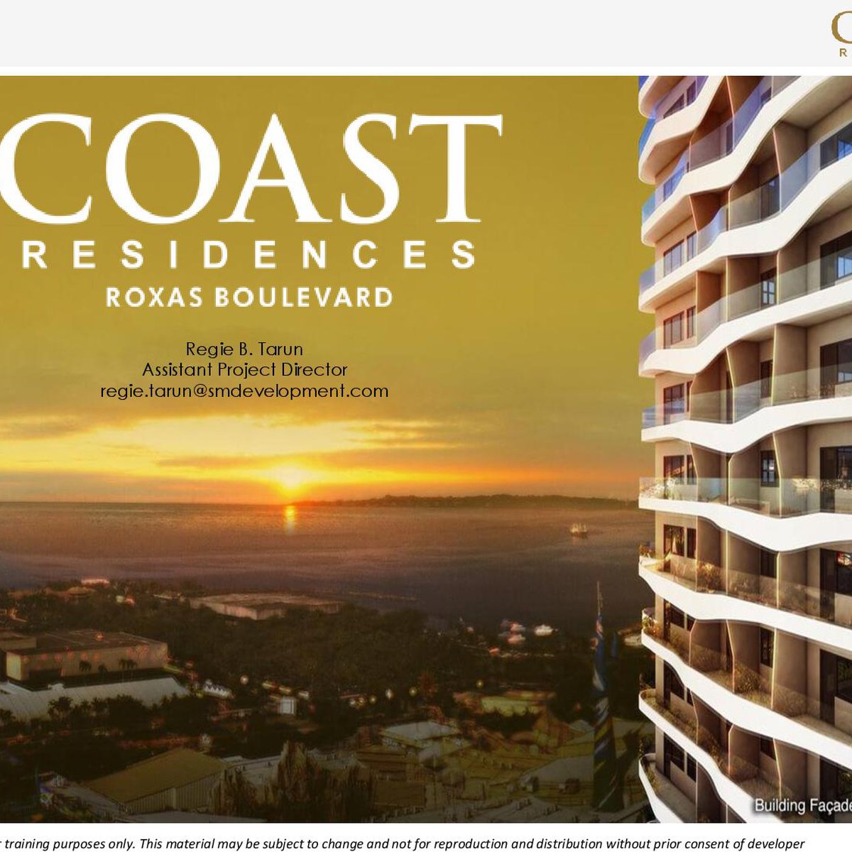 Condo unit for sale in Roxas Boulevard Pasay City Coast Residences ...