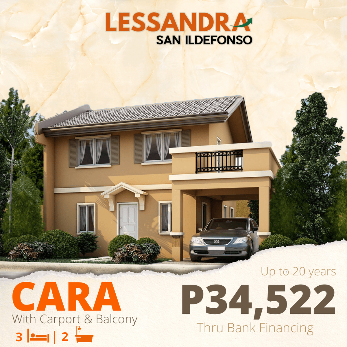 Affordable House and Lot in San Ildefonso Bulacan Cara with CB [House