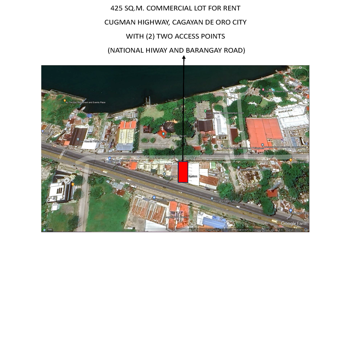 FOR RENT Commercial Lot along Cugman National Highway Property 🏭] (July 2024) in