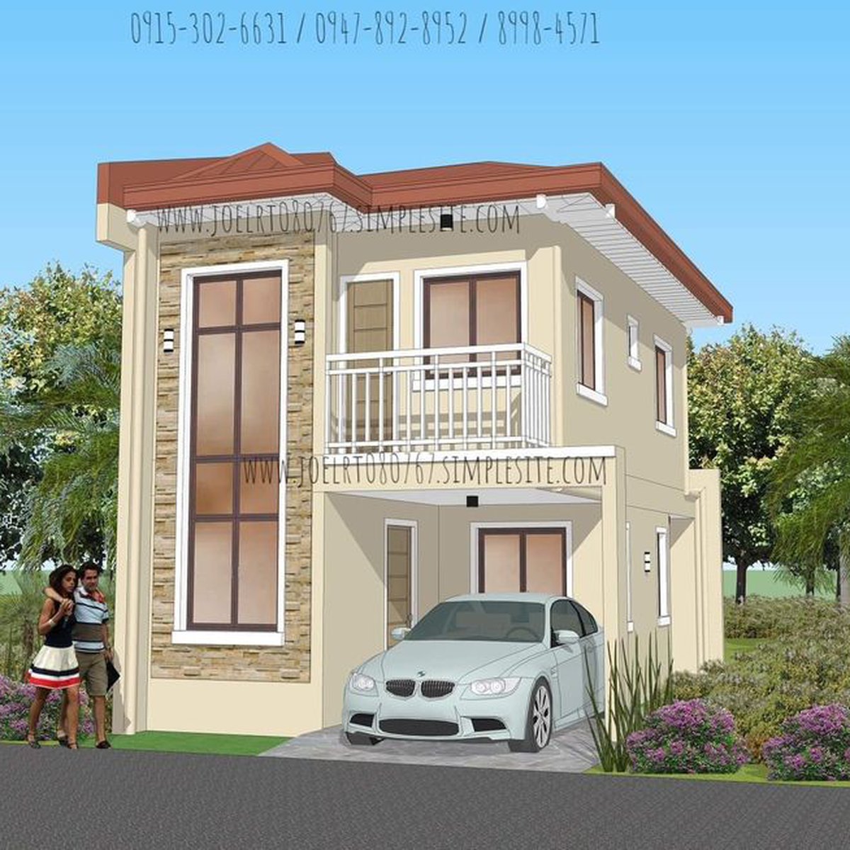 Bankers Village 2 Caloocan City 2 storey Single Attached Unit for Sale