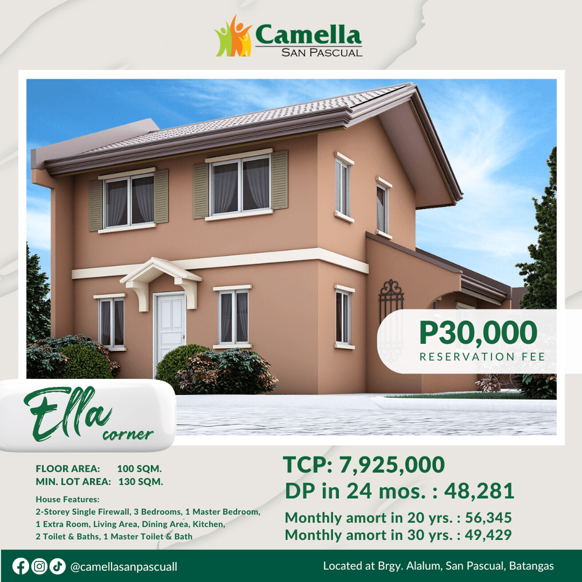 5bedroom European House For Sale in San Pascual Batangas (Ella) [House