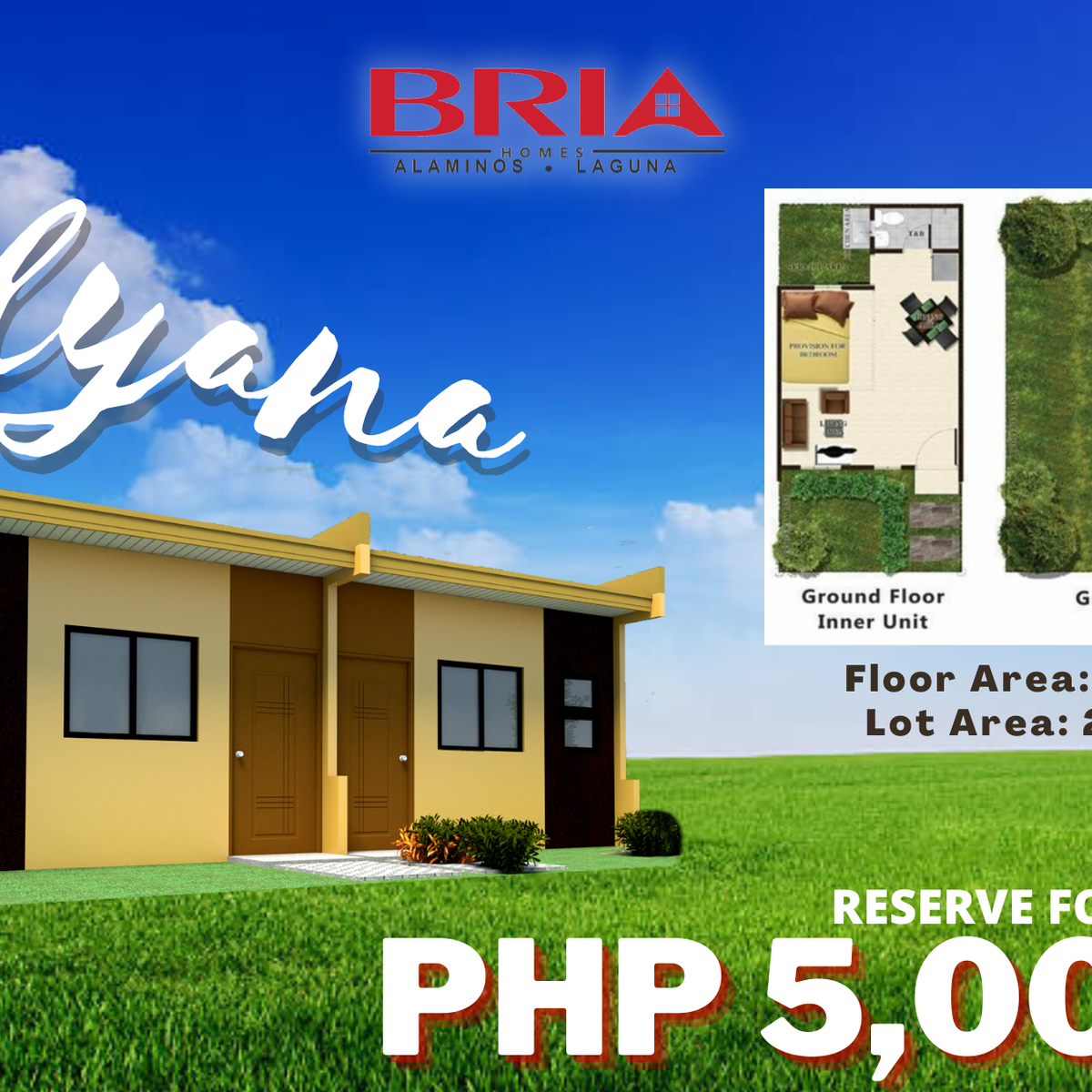 1Bedroom Rowhouse RFO unit in Alaminos, Laguna [House and Lot 🏘️