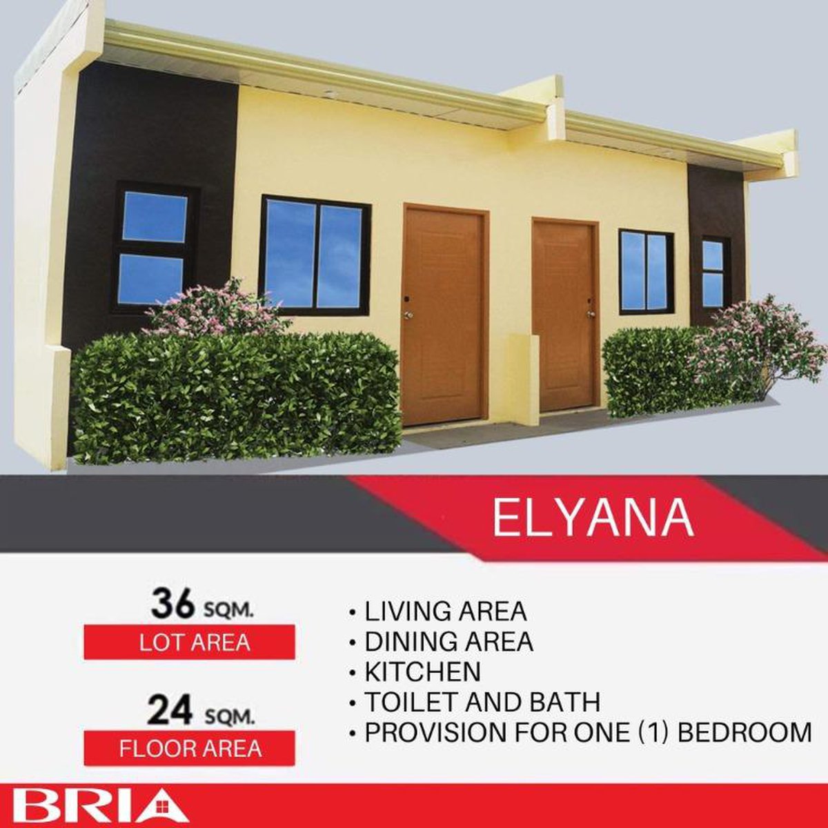 BRIA HOMES ELENA in BRGY. PANDATUNG HERMOSA BATAAN [House and Lot 🏘️