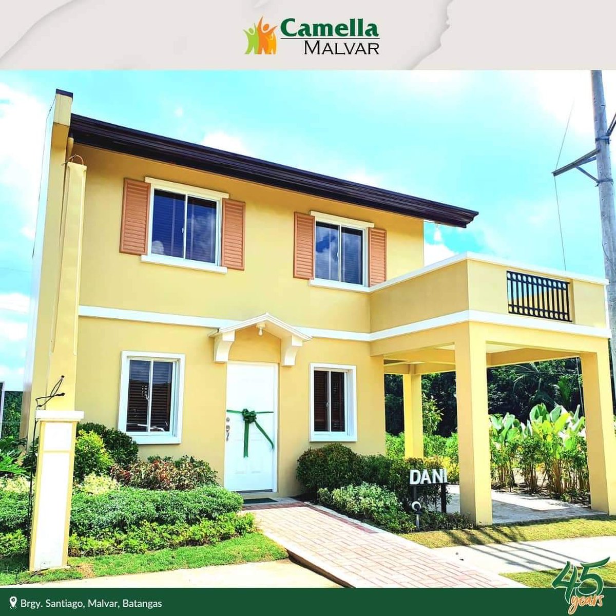 Camella Dani Malvar Batangas With Carport [House and Lot 🏘️] (October