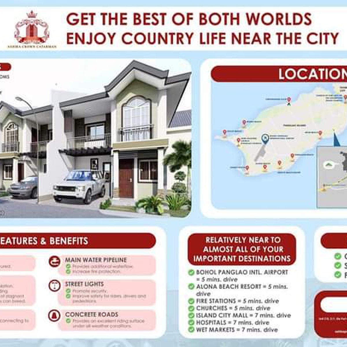 Subdivision House and Lot For Sale in Ashira Crown DauisPanglao [House