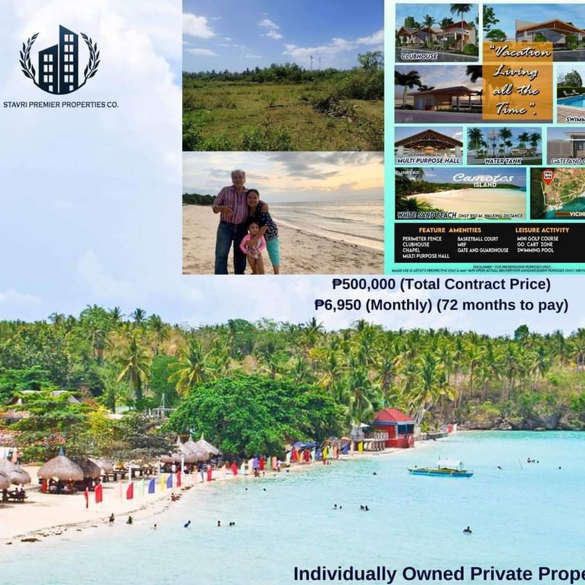 100 sqm near the Beach Property For Sale at CAMOTES ISLAND CEBU