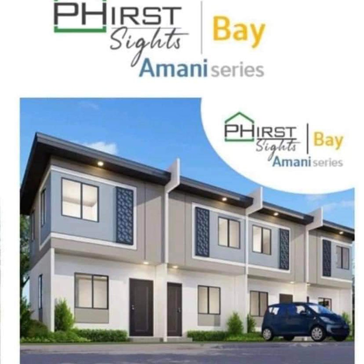 AMANI MID 2 bedrooms PHIRST PARK HOMES LAGUNA BAY (THRU PAG IBIG