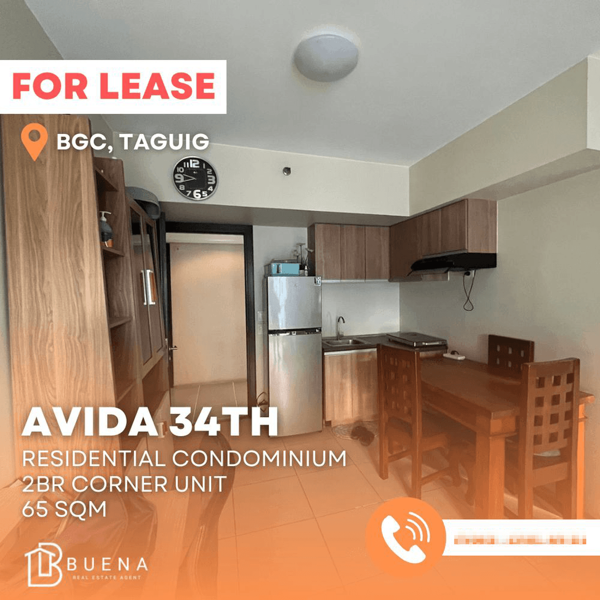 2 Bedroom Unit For Rent in Avida Towers 34th BGC [Condo 🏙️] (October