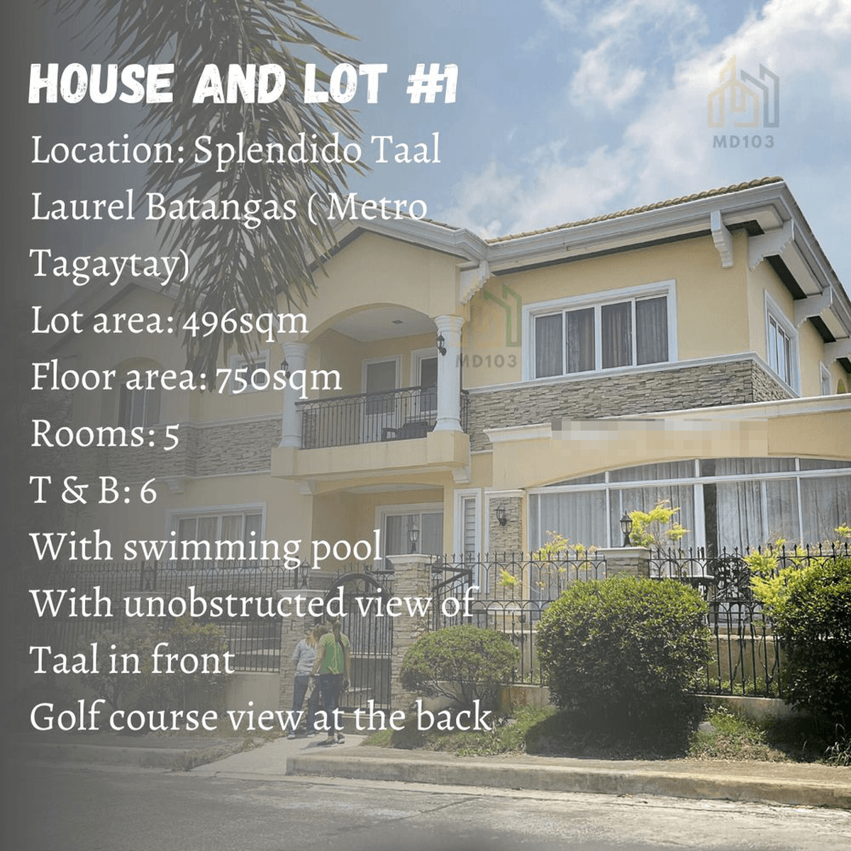 Overlooking Taal House and Lot located in Metro Tagaytay [House and Lot