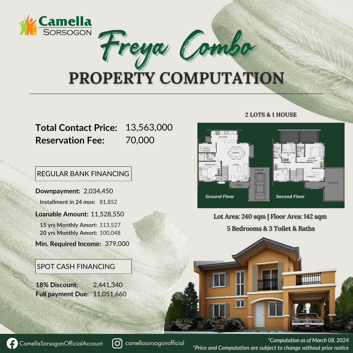 5bedroom Single Detached House For Sale in Sorsogon City Sorsogon