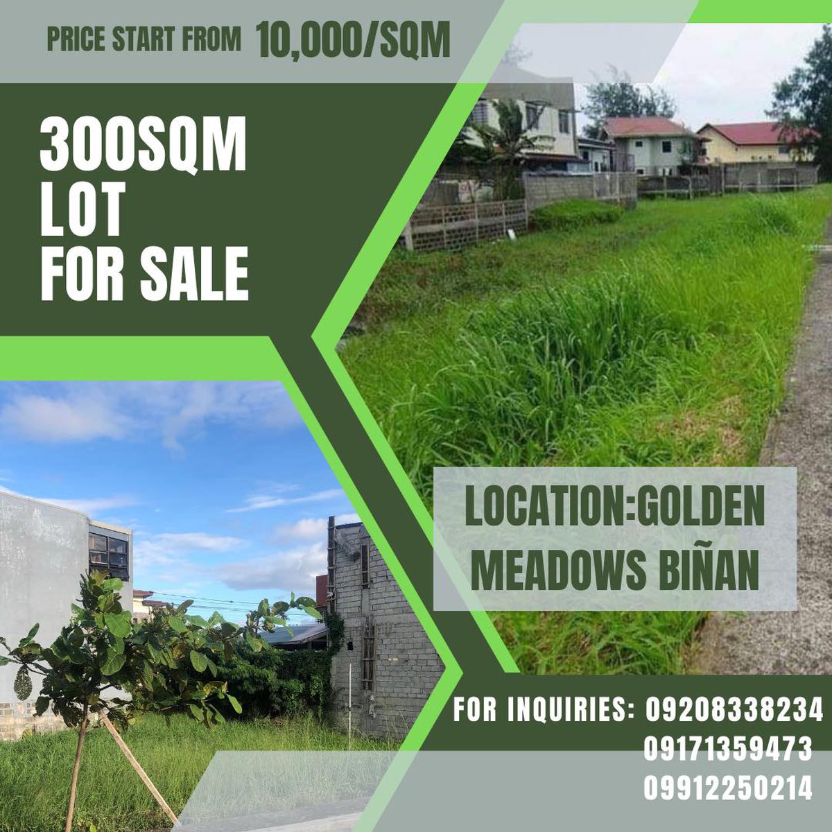300 sqm Residential Lot For Sale in Santa Rosa Laguna [Lot 🚜] (March