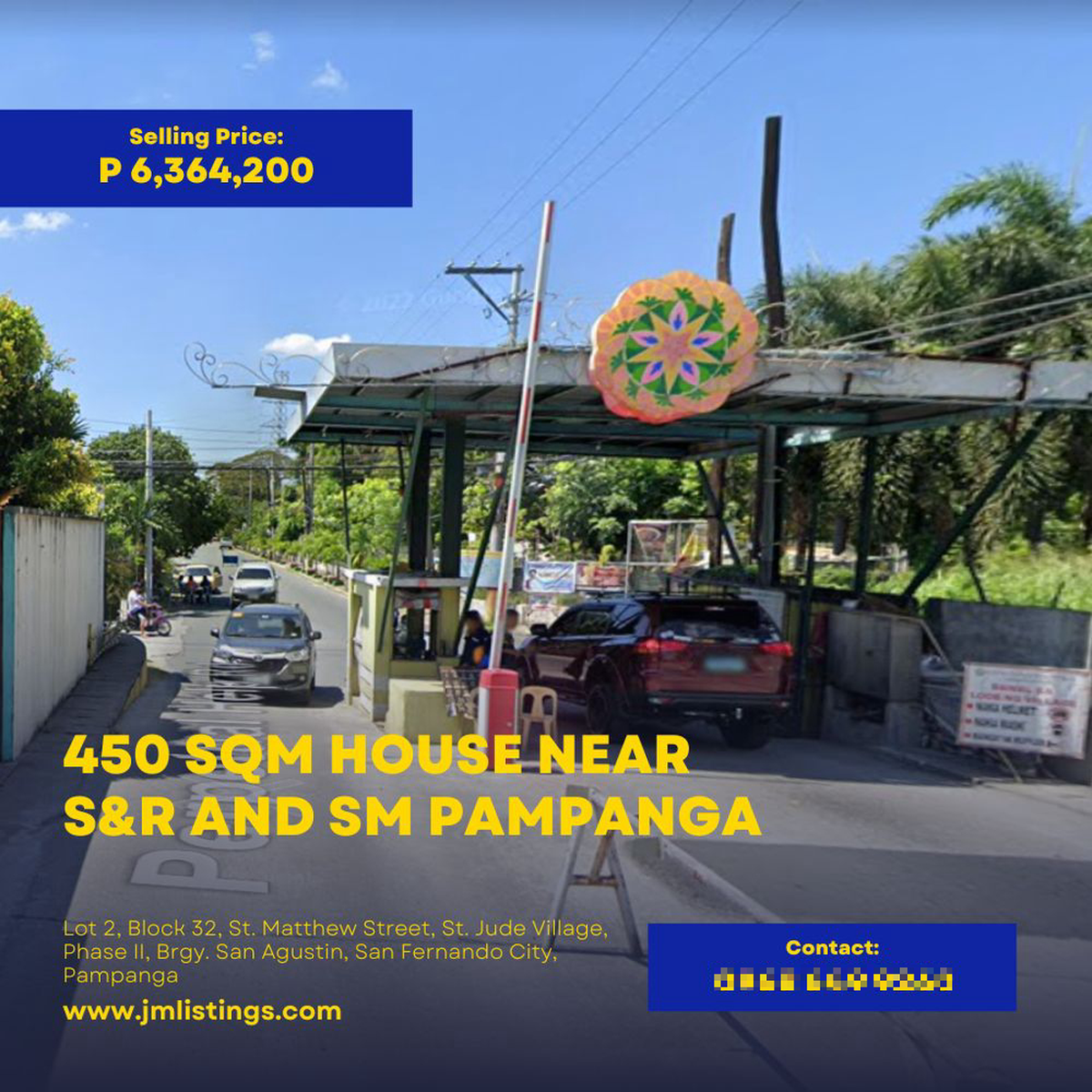 Foreclosed House in St Jude Village Pampanga 450 sqm [Houses and Lots 🏘