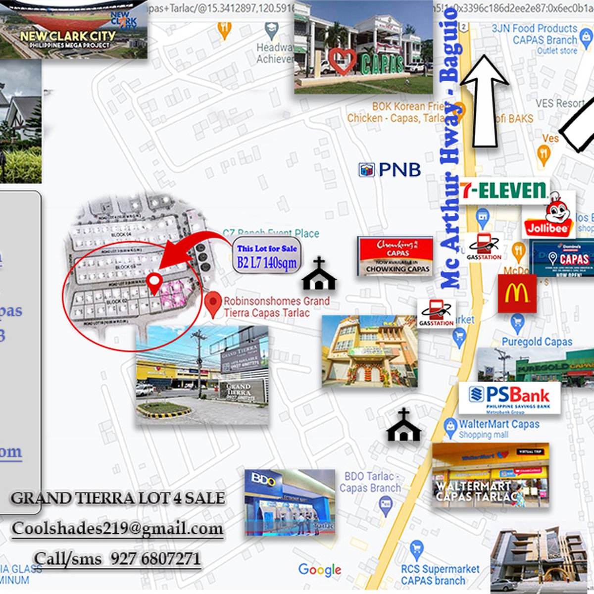 Residential Lot for Sale in Capas Tarlac Urgent [Lot 🚜] (October 2022