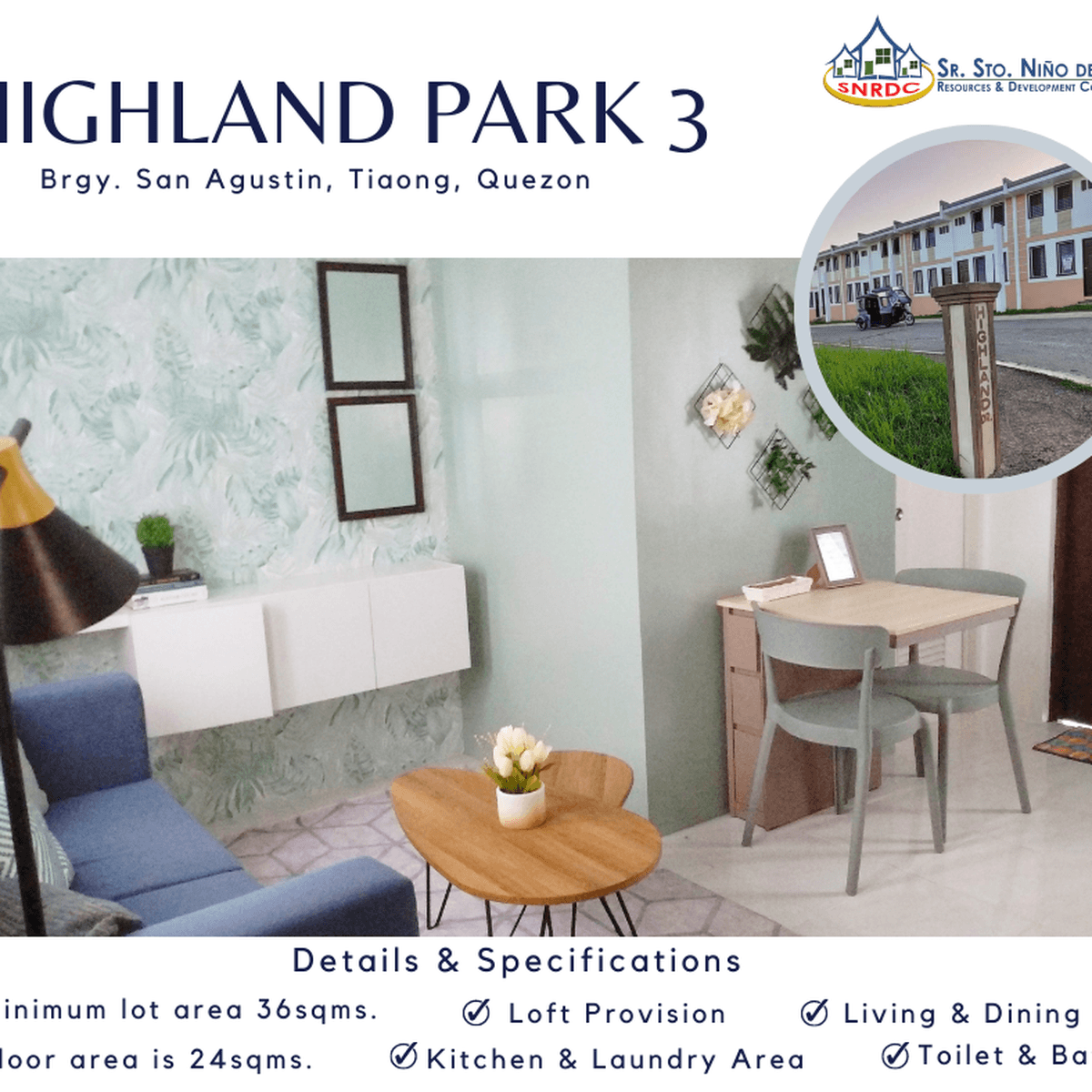 Rowhouse with Loft Provision for Sale in Tiaong, Quezon [House and Lot