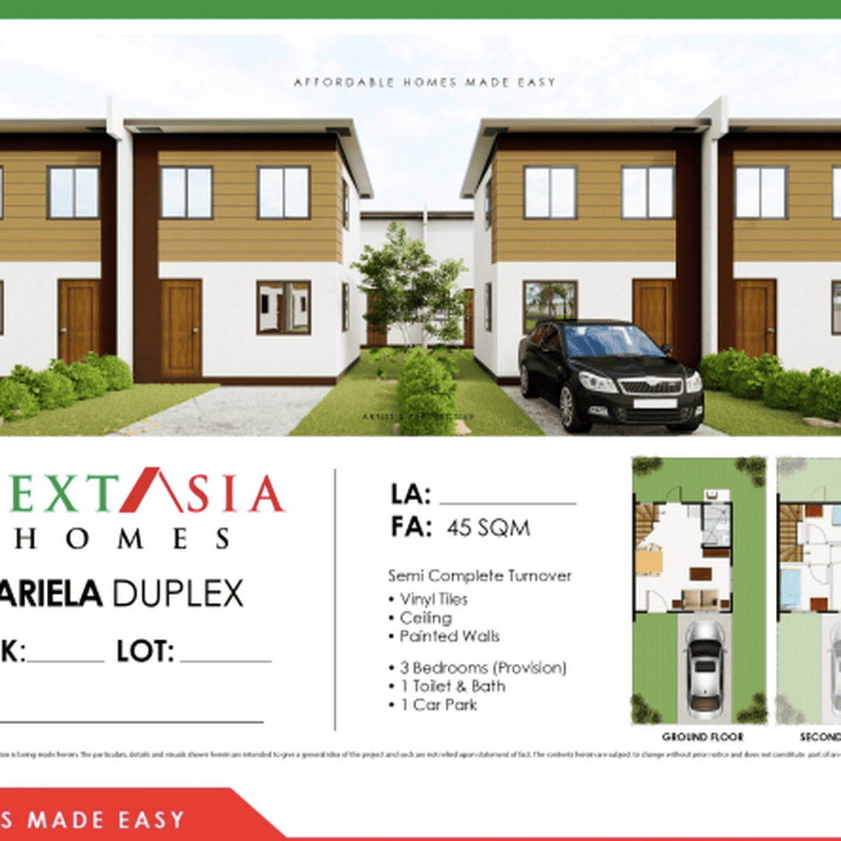 Affordable Duplex TwinHomes House for Sale San Pablo Laguna PagIBIG