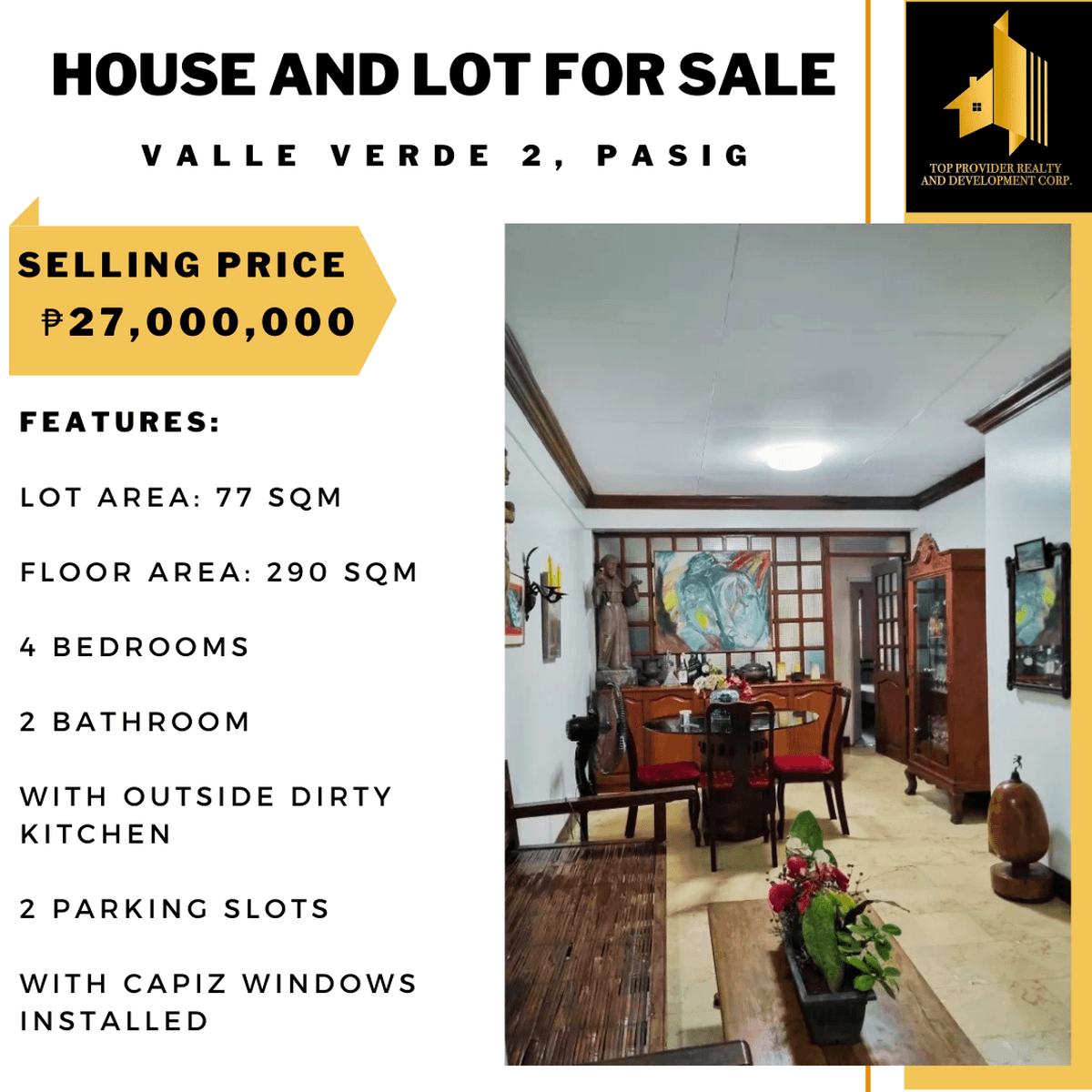 Antique Townhouse For Sale in Pasig Valle Verde 2 [House and Lot 🏘️