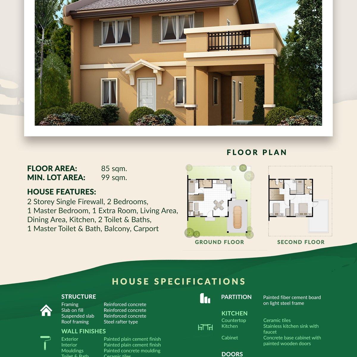 4-bedroom Single Attached House For Sale