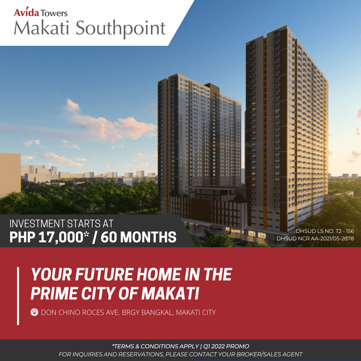 AVIDA TOWERS MAKATI SOUTHPOINT 1 BR Unit [Condo 🏙️] (February 2023) in