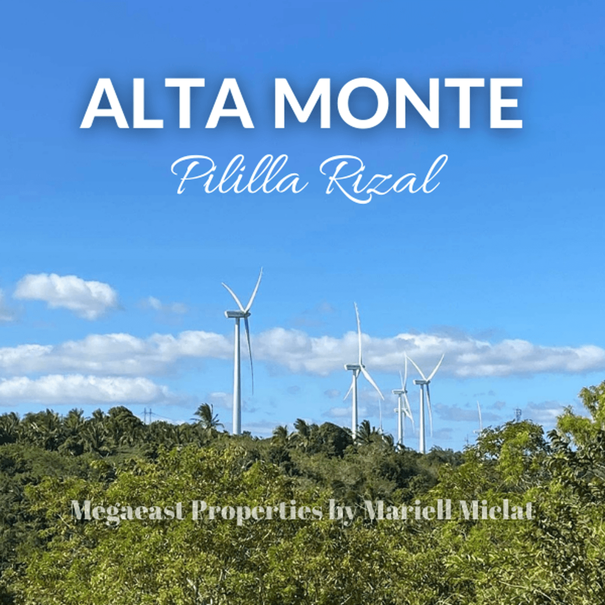 Windmill and Laguna Bay view Residential, Farm and Commercial Lots