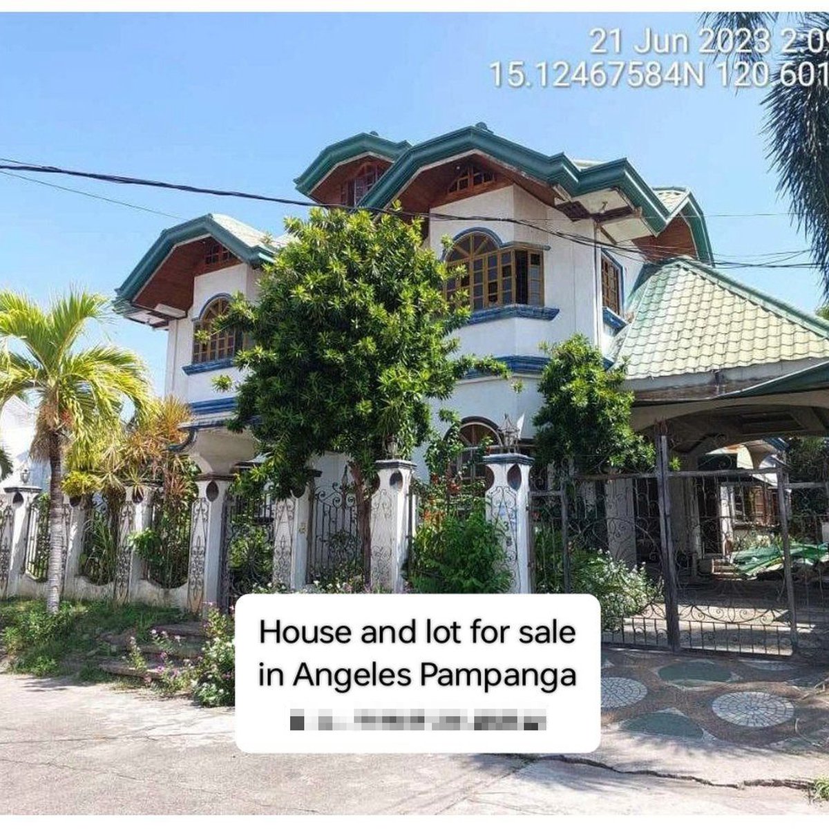 Foreclosed single attached House for sale in Angeles Pampanga [House