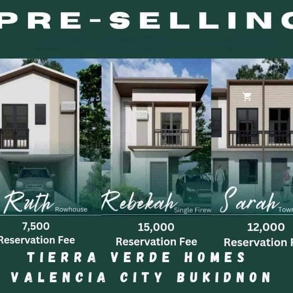 3bedroom Townhouse For Sale in Valencia Bukidnon [House and Lot 🏘️