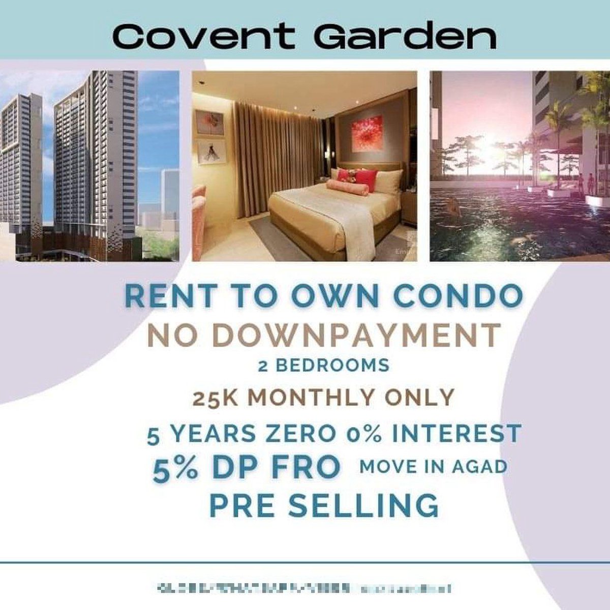 2br Condo Manila For Sale 5% Dp Movein Covent Rent2own Cubao Taft Lrt 