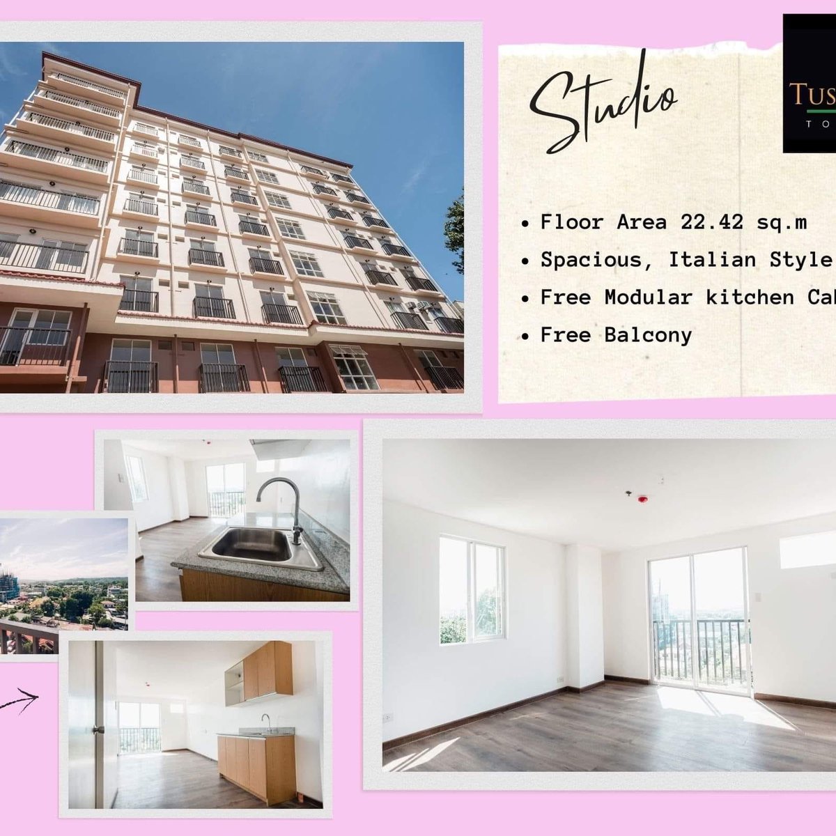 Ready for occupancy 22.42 SQM Studio Condo for Sale in Cagayan de Oro