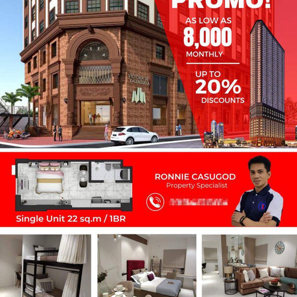 Affordable Condo in Valenzuela City Near Fatima University,8K monthly [Condo 🏙️] (December 2023