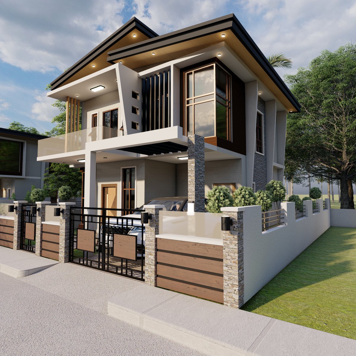 Modern House Design For Construction [House And Lot 🏘️] (September 2020)  In Lipa, Batangas For Sale