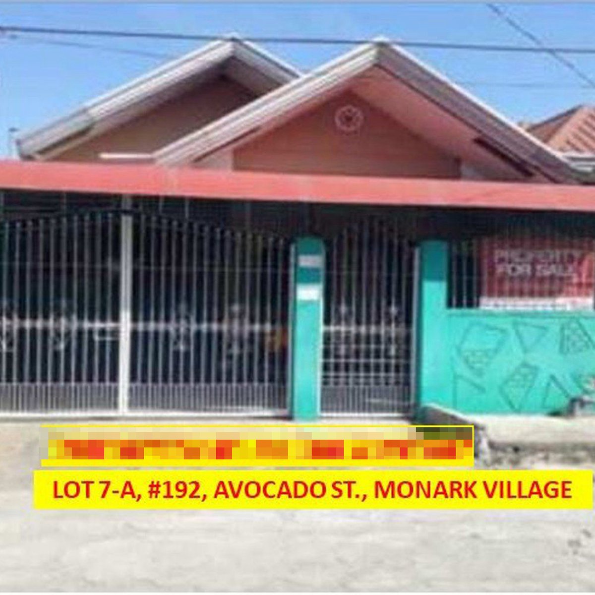 Foreclosed, House and Lot MONARK VILLAGE, TUYO, BALANGA BATAAN [House