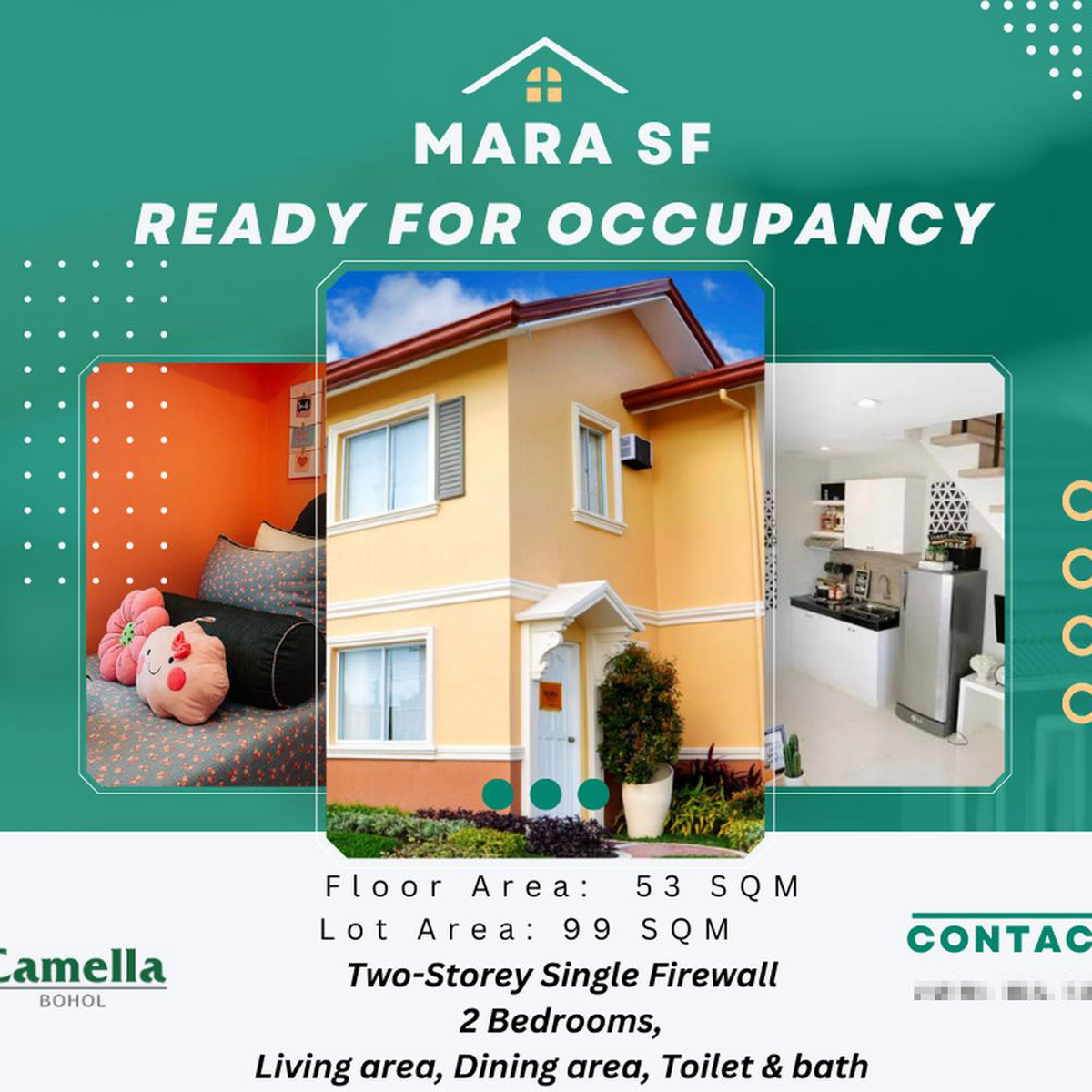 2bedroom Single Detached House For Sale in Tagbilaran Bohol MARA