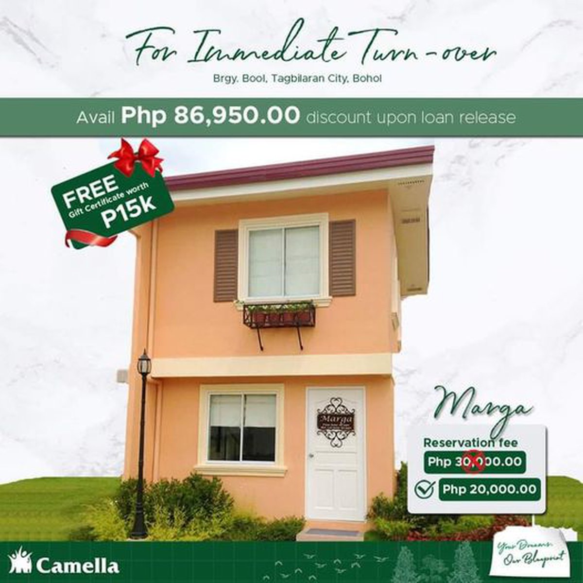 2bedroom Single Attached House For Sale in Tagbilaran Bohol [House and