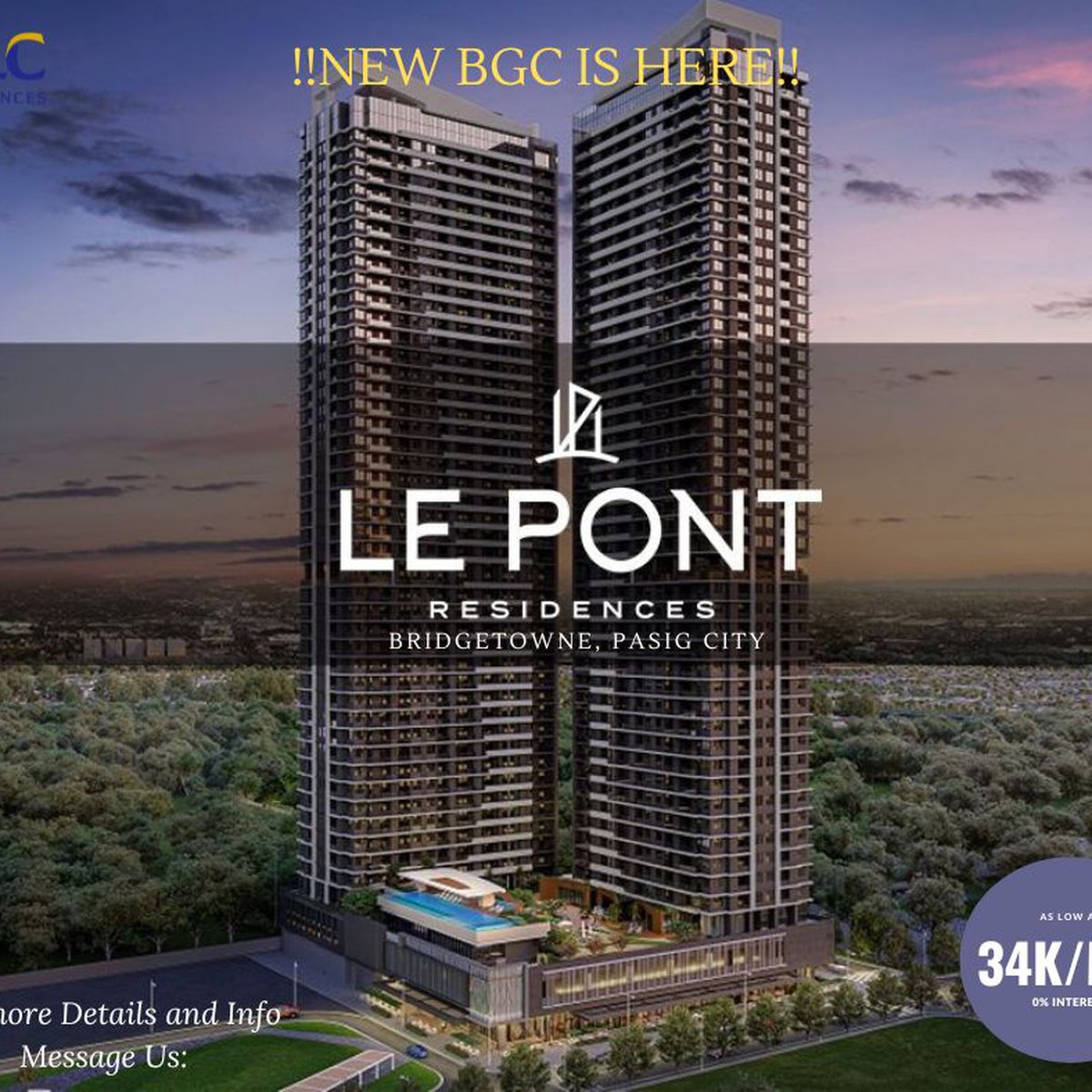 Condo for Sale 1 bedroom 46.00 sqm in Ortigas Pasig City Metro Manila