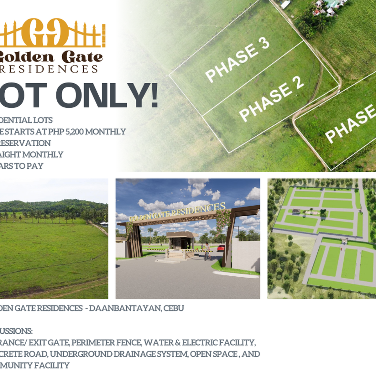 80 sqm Residential Titled Lot For Sale in Daanbantayan Cebu [Lot 🚜