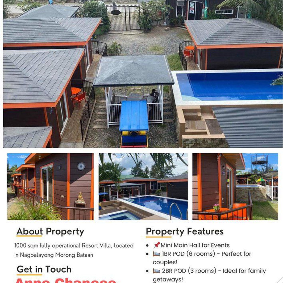 1000 sqm BEACH VILLA FULLY FURNISHED [Beach Property 🏖️] (November 2023