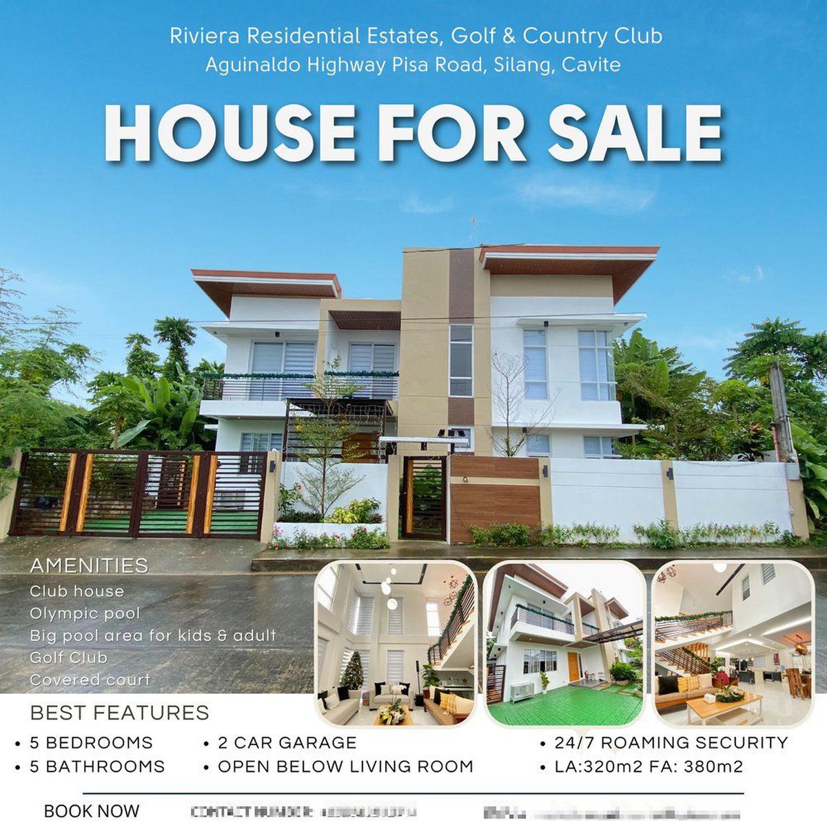 House for Sale in Riviera Golf & Country Club [House and Lot 🏘️